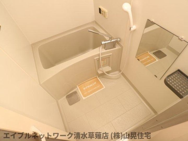 静岡県静岡市清水区長崎(アパート)の賃貸物件202の風呂