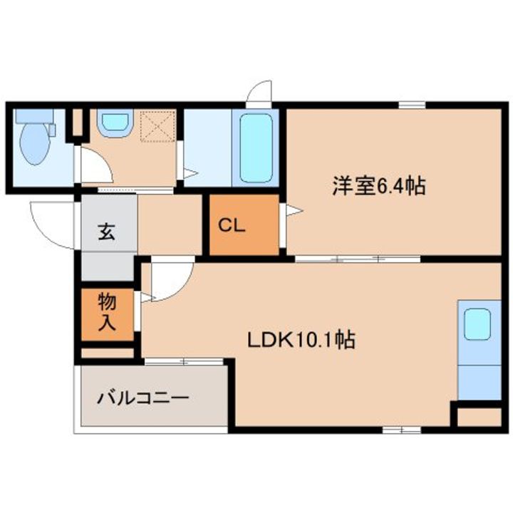 アプリコットの間取り