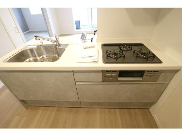 奈良県奈良市大宮町6丁目(マンション)の賃貸物件のキッチン