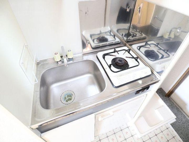 奈良県奈良市法蓮町(マンション)の賃貸物件のキッチン