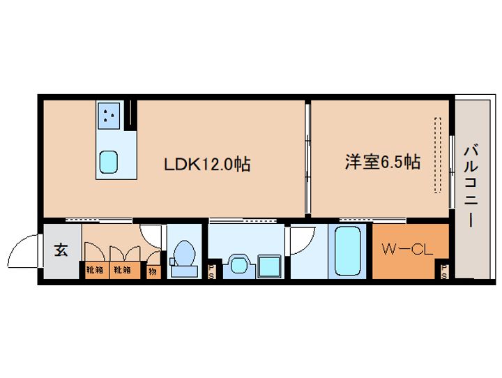 シャーメゾン北市の間取り