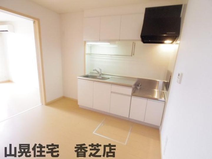 奈良県香芝市旭ケ丘2丁目(アパート)の賃貸物件102のキッチン