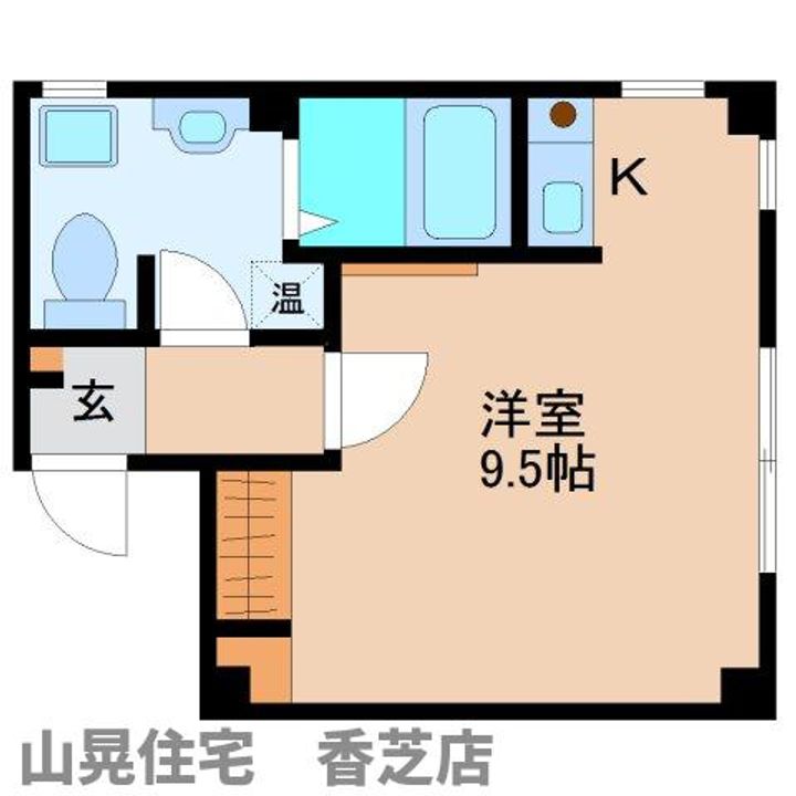 奈良県香芝市瓦口(マンション)の賃貸物件Tの間取り
