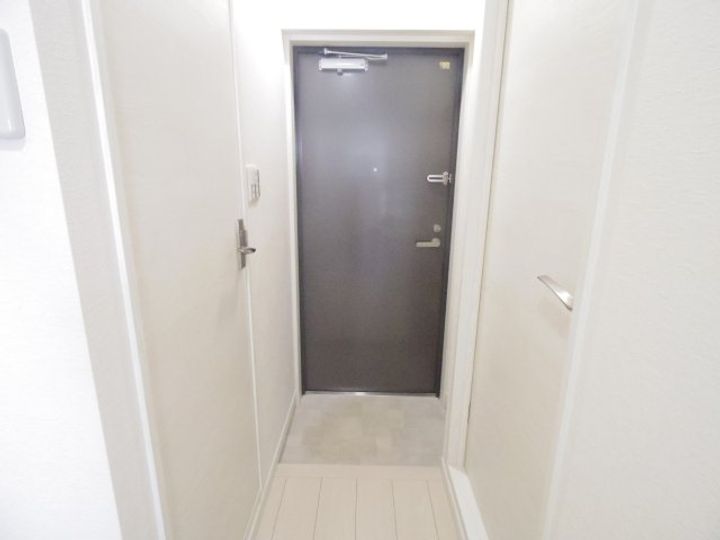 奈良県天理市川原城町(マンション)の賃貸物件の玄関