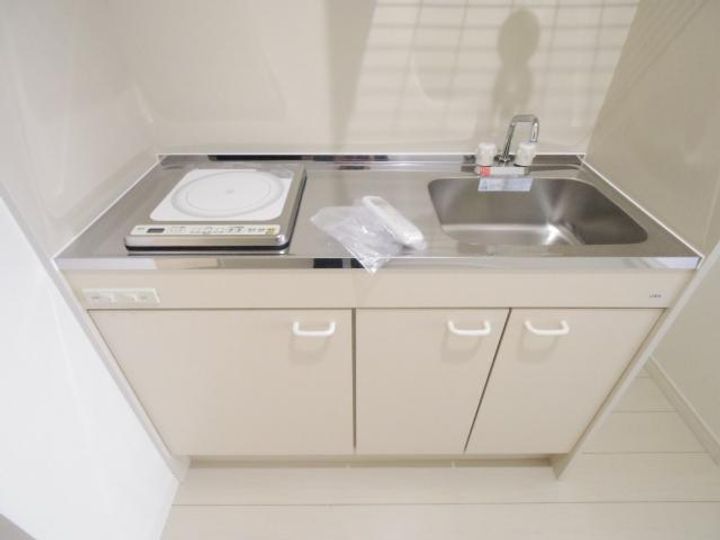 奈良県天理市川原城町(マンション)の賃貸物件のキッチン