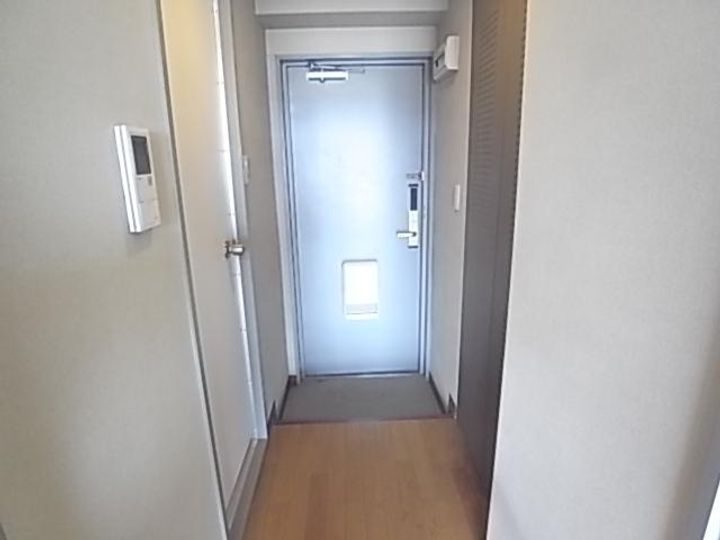 奈良県天理市川原城町(マンション)の賃貸物件の玄関