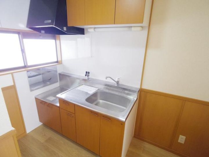 奈良県天理市櫟本町(アパート)の賃貸物件のキッチン