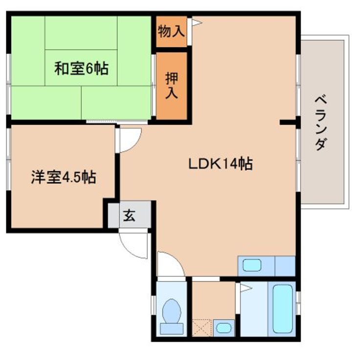 サニーコートの間取り