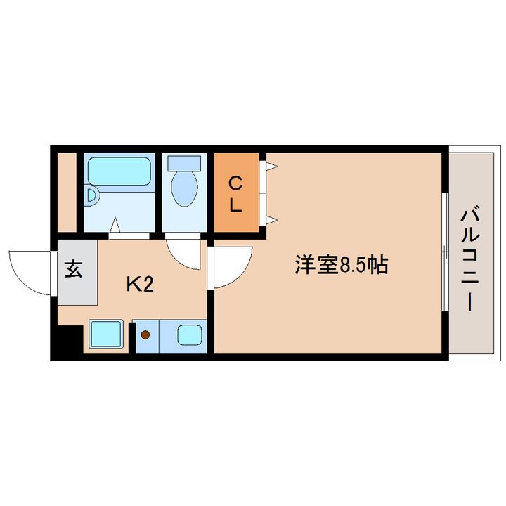 奈良県生駒市辻町(マンション)の賃貸物件110の間取り