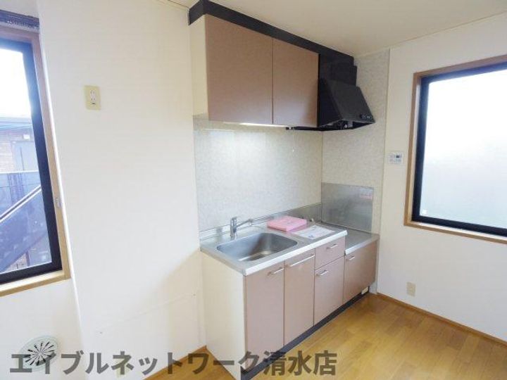 静岡県静岡市清水区北脇(アパート)の賃貸物件のキッチン