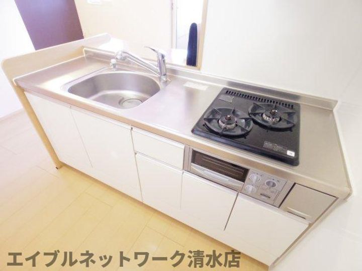 静岡県静岡市清水区北脇(アパート)の賃貸物件のキッチン
