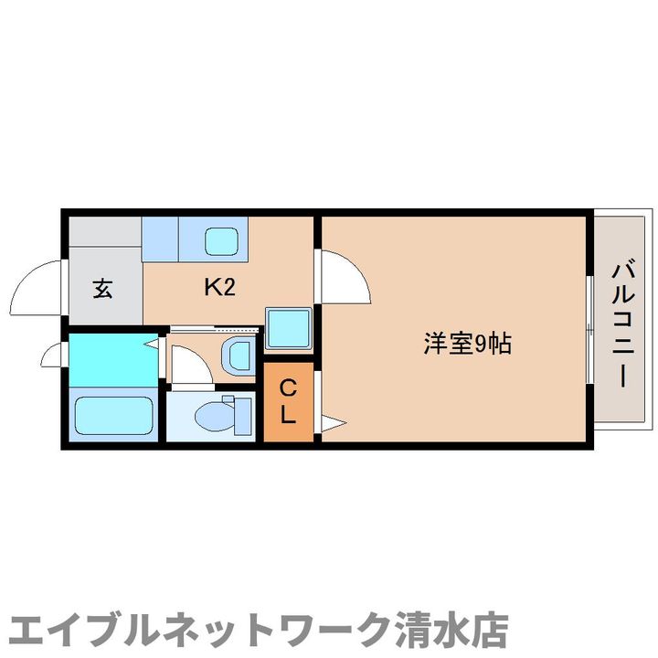 静岡県静岡市清水区宮加三(アパート)の賃貸物件の間取り