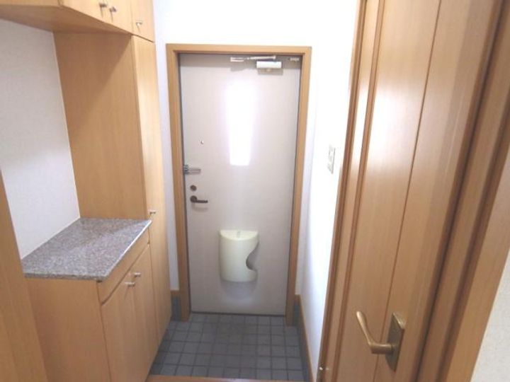 奈良県大和郡山市額田部北町(アパート)の賃貸物件の玄関