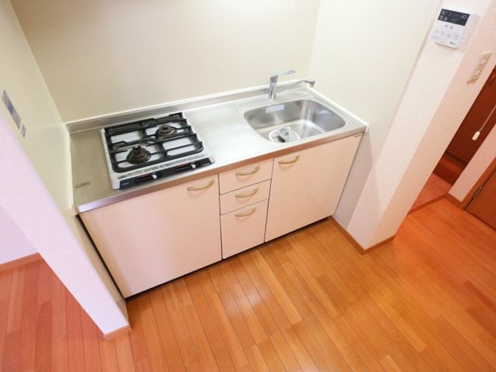 奈良県大和郡山市本町(アパート)の賃貸物件のキッチン