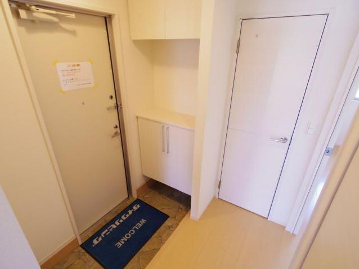 奈良県大和郡山市小泉町(アパート)の賃貸物件の玄関
