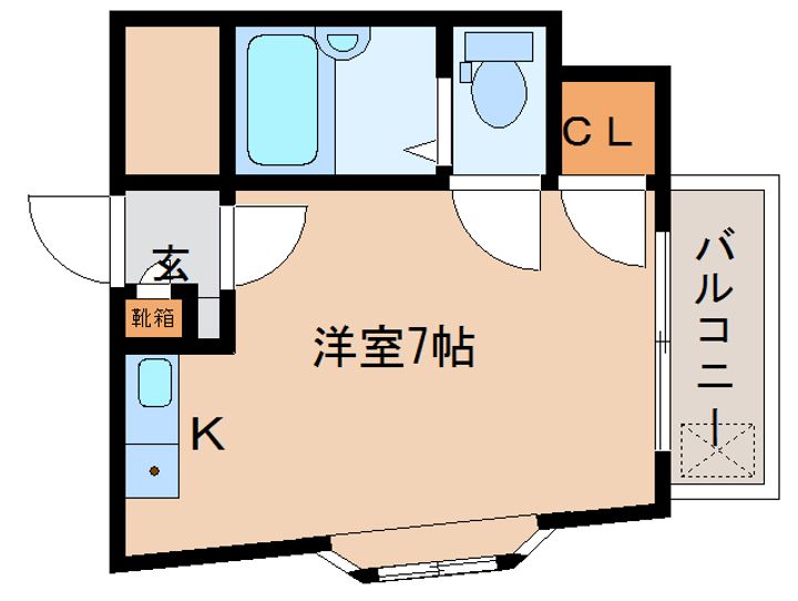 京都府木津川市相楽(マンション)の賃貸物件404の間取り