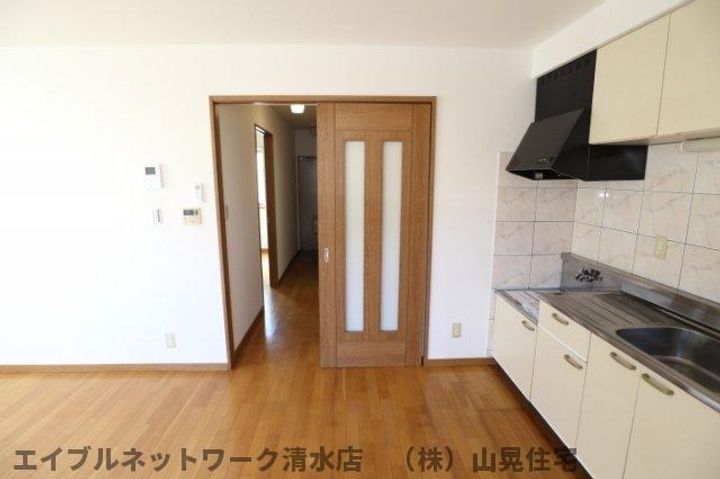静岡県静岡市清水区村松原1丁目(マンション)の賃貸物件のキッチン