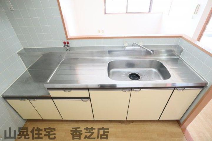 奈良県香芝市鎌田(マンション)の賃貸物件205のキッチン