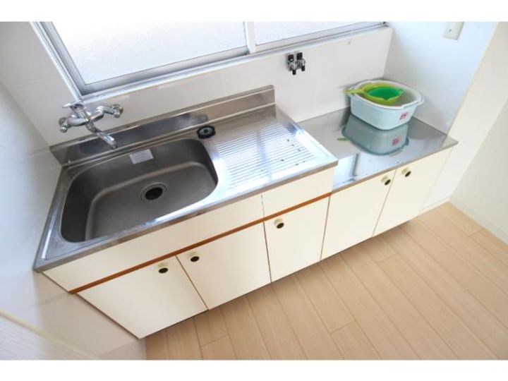 奈良県北葛城郡王寺町舟戸1丁目(マンション)の賃貸物件のキッチン