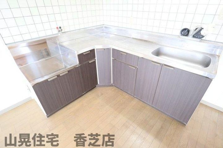 奈良県香芝市畑3丁目(マンション)の賃貸物件308のキッチン