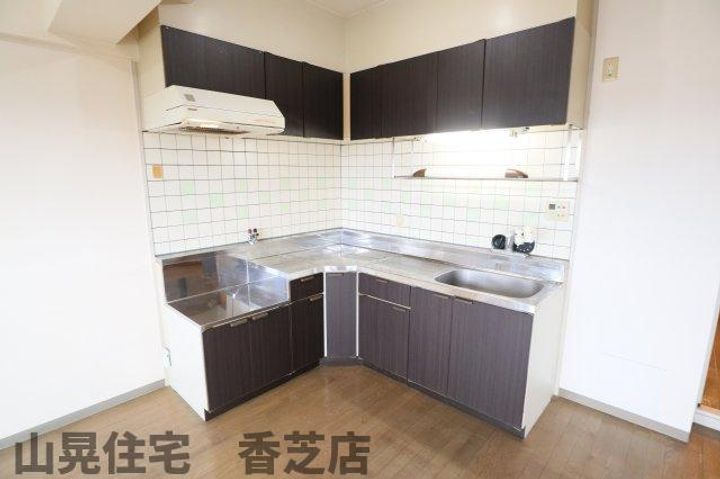奈良県香芝市畑3丁目(マンション)の賃貸物件308のキッチン