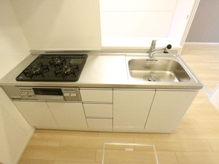 奈良県大和郡山市額田部北町(アパート)の賃貸物件のキッチン