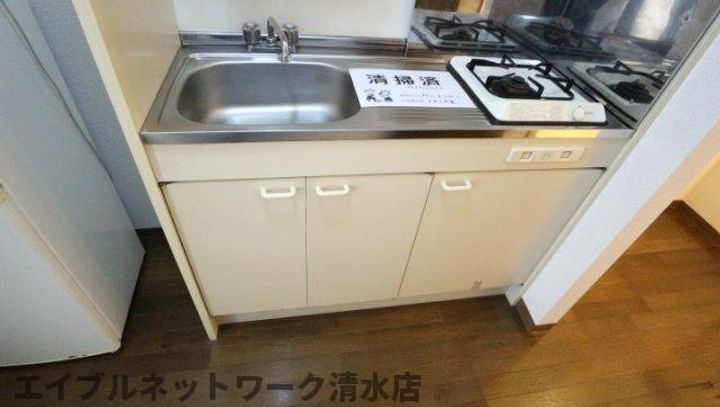 静岡県静岡市清水区折戸(マンション)の賃貸物件のキッチン