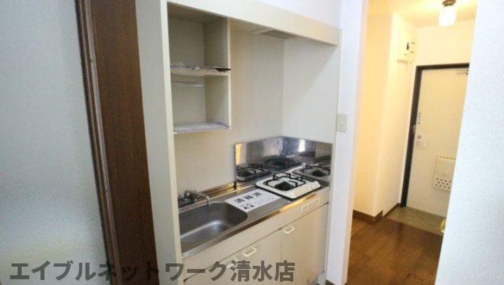 静岡県静岡市清水区折戸(マンション)の賃貸物件のキッチン