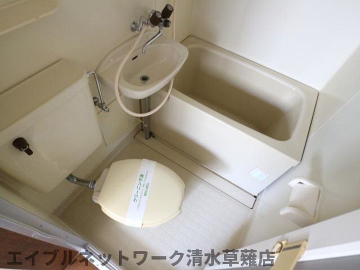 静岡県静岡市清水区草薙杉道3丁目(アパート)の賃貸物件1Dの風呂