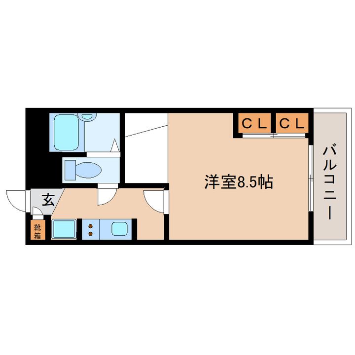 レオパレスSOPHIA205の間取り