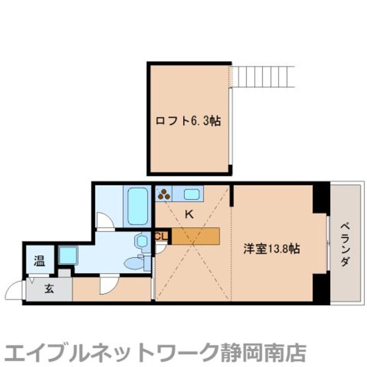 I−TOWER東静岡302の間取り