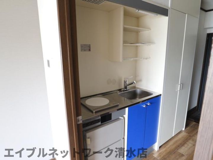 静岡県静岡市清水区渋川1丁目(マンション)の賃貸物件のキッチン