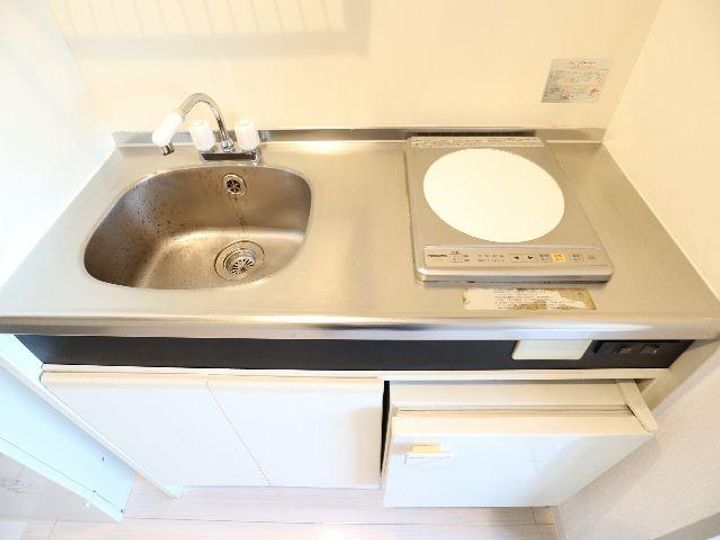 奈良県奈良市北之庄西町1丁目(マンション)の賃貸物件のキッチン