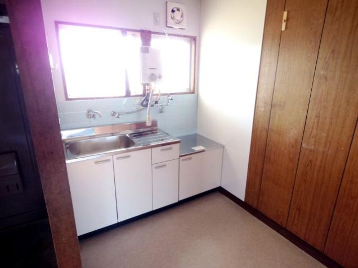 奈良県北葛城郡上牧町桜ケ丘1丁目(マンション)の賃貸物件のキッチン