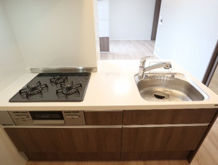 奈良県奈良市大安寺6丁目(アパート)の賃貸物件のキッチン