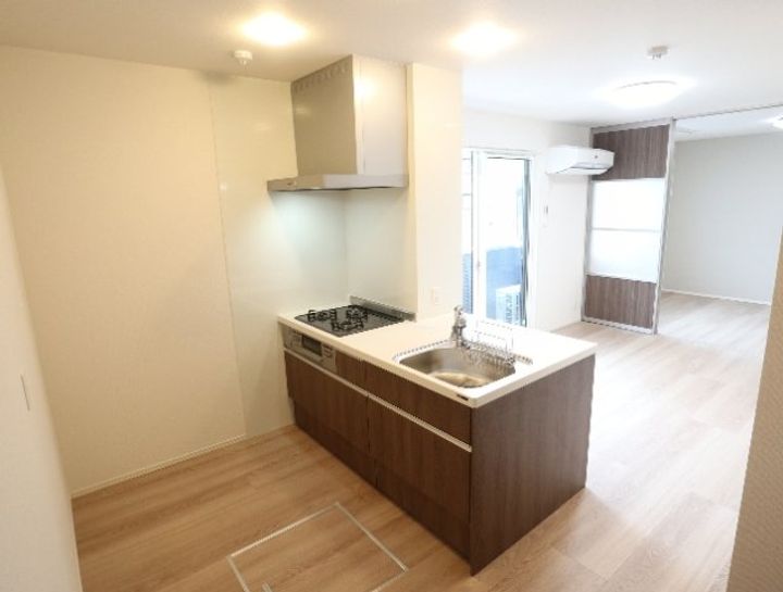 奈良県奈良市大安寺6丁目(アパート)の賃貸物件のキッチン