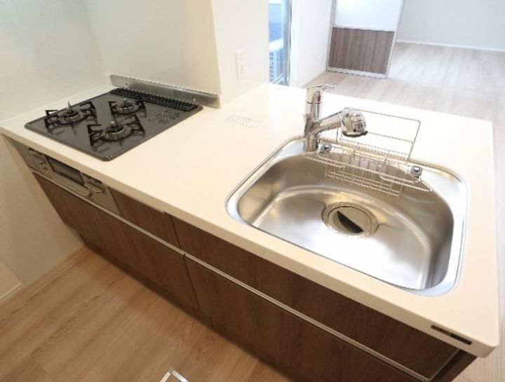 奈良県奈良市大安寺6丁目(アパート)の賃貸物件のキッチン