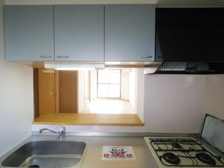 奈良県天理市前栽町(マンション)の賃貸物件のキッチン