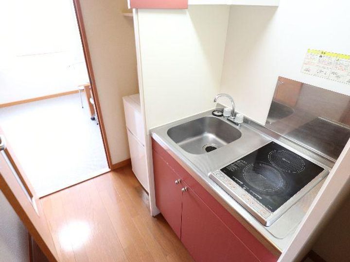 奈良県奈良市中山町(マンション)の賃貸物件のキッチン