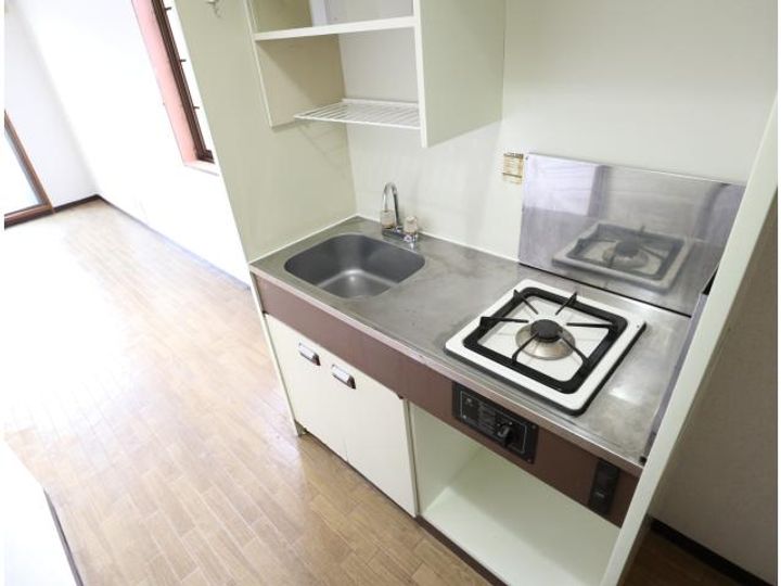 奈良県奈良市西大寺芝町1丁目(マンション)の賃貸物件のキッチン