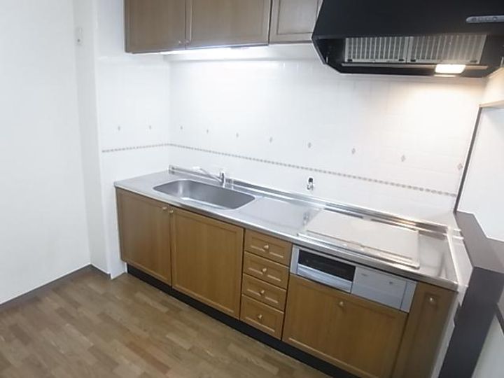 奈良県奈良市西木辻町(マンション)の賃貸物件のキッチン