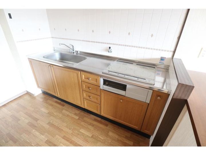 奈良県奈良市西木辻町(マンション)の賃貸物件のキッチン