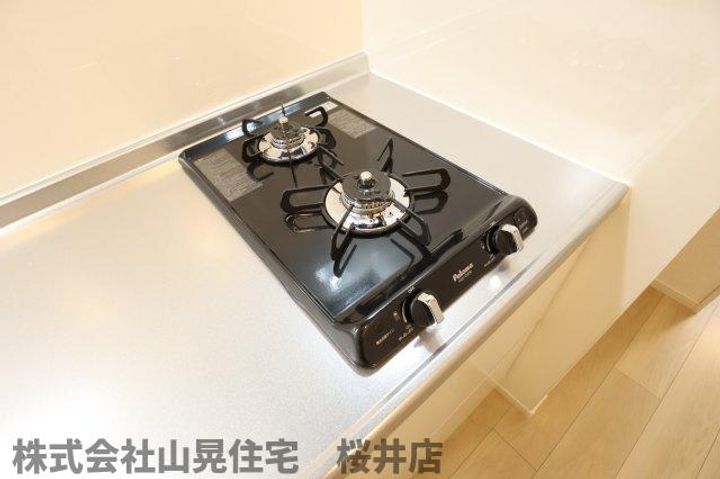 奈良県桜井市大字戒重(アパート)の賃貸物件のキッチン