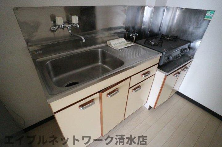 静岡県静岡市清水区追分1丁目(マンション)の賃貸物件のキッチン