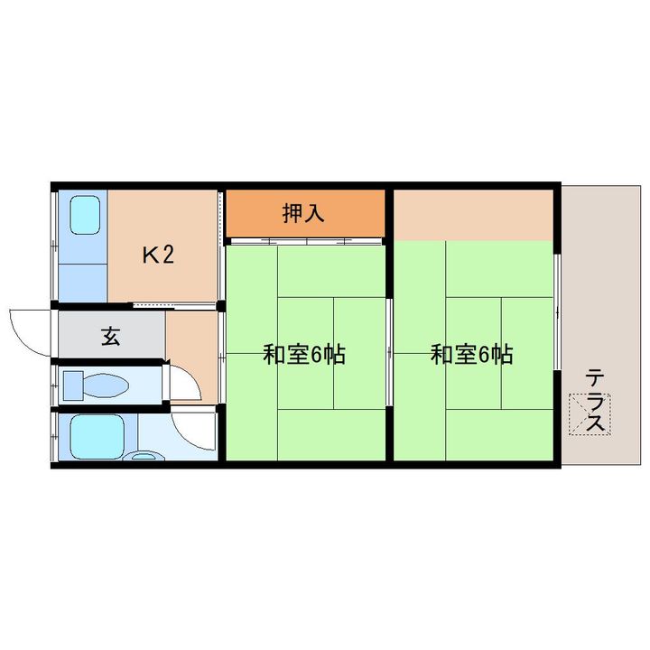 平和マンションの間取り