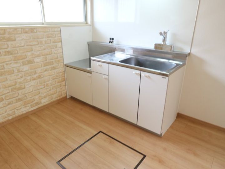 奈良県大和郡山市冠山町(アパート)の賃貸物件のキッチン