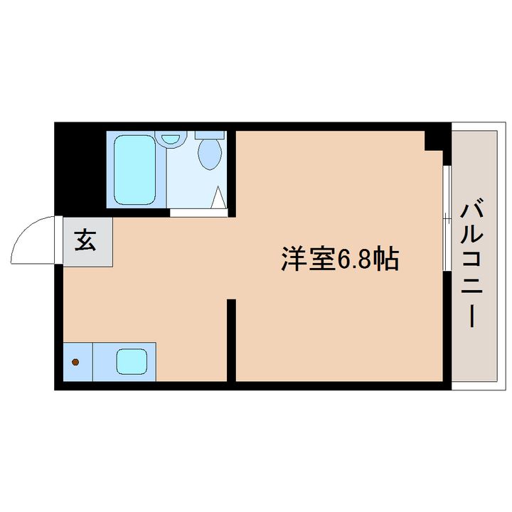 奈良県奈良市尼辻中町(マンション)の賃貸物件の間取り