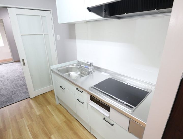 奈良県奈良市六条1丁目(アパート)の賃貸物件のキッチン
