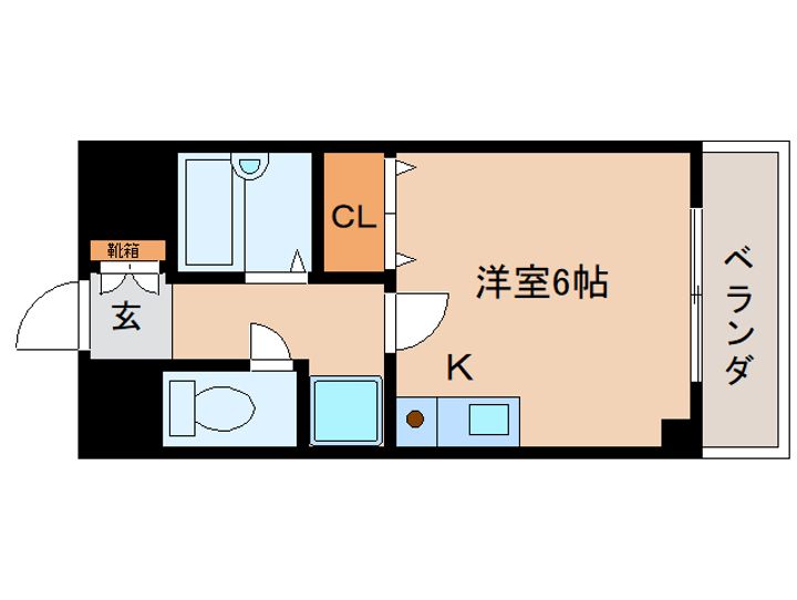 奈良県大和高田市神楽3丁目(マンション)の賃貸物件の間取り