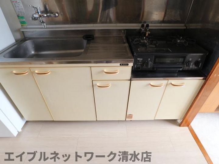 静岡県静岡市清水区三保(アパート)の賃貸物件のキッチン